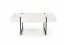 BLANCA Coffee table white marble/black