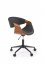 BILBO Office chair black / walnut