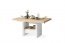 LEXUS 75 sz Extendable table transformer (oak sonoma/white matt)