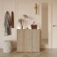 EASY EA-03 Chest 3d with lighting - oak scandi/white gloss