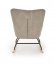 BELMIRO Rocking chair grey