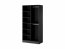 Sanbox Flutes Black Wardrobe