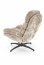 DARIO Lounge chair with footrest ( beige )