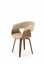 K545 Chair beige / walnut