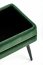 VELVA bench color: dark green/black