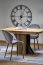 FABIANO Dining table (extendable) oak artisan / black