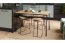 HAIRPIN STO Dinning table,oak artisan/black matte