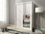 MAJA 1 LUS White 130cm Sliding door wardrobe