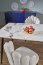 EMILIO 120 Dining table White Marble