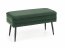 VELVA bench color: dark green/black