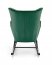 BAZALTO Rocking chair Dark green