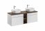 ICONIC WHITE 82-80-D-1S Cabinet Under Washbasin 