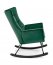 BAZALTO Rocking chair Dark green