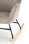 BELMIRO Rocking chair grey