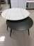 KORA- B Set of two coffee tables white matte/black matte