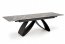 HILARIO Extendable table black marble / black