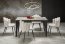 FELIX Dining table (extendable) gray marble / black