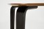 PEDRO Dining table walnut / black