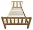 Sen- L-A(011) 90x200 Pine Wooden Bed