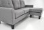 GERSON sofa with ottoman, color: grey