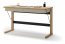 OLLIE OL-06 Desk with two drawers,oiled oak/cashmere