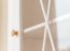 Marone Elite White/pine PLMEL01 Standvitrine Weiß/Kiefe