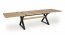 HENRY Extendable Dining Table Natural / Black