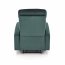 WONDER recliner with rocking function, dark green