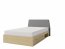 Alessio AE13 L/R 120x200 Bed Sand beige