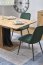 FABIANO Dining table (extendable) oak artisan / black