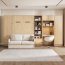 GENIUS safa 140 Sofa for the GENIUS 140 wallbed 