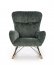 CASTRO Rocking chair Dark green