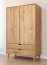 Simona PRHSIM06 Wardrobe 110 cm wide,solid oak