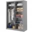 ArtiAR -04 Grey Sliding door wardrobe 150cm