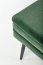 VELVA bench color: dark green/black