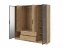 KELLY 4D RD Artisan Kleiderschrank