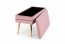 VELVA bench color: pink/gold