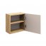 Ocean Beige 83-35-1DQ Upper Cabinet Qubik 35 x 35 cm 1 Door