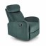 WONDER recliner with rocking function, dark green