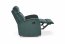 WONDER recliner with rocking function, dark green