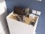 Claro CR-05 Shoe cabinet White mat/oak riviera